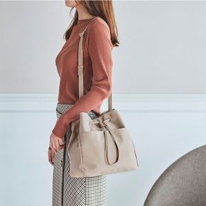 Korean ithinkso Khaki Bucket Bag